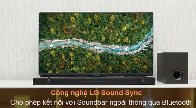 Tivi LED LG 43UP7750PTB - Đồng bộ với các thiết bị âm thanh ngoài nhờ Bluetooth