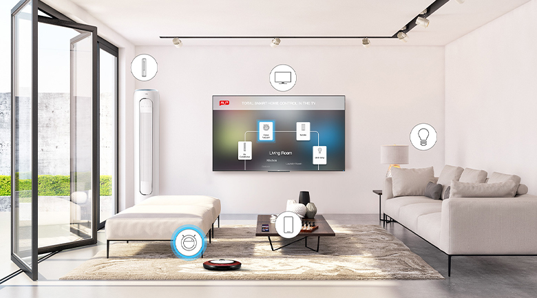 Kết nối với thiết bị thông minh TCL AI - IN - TCL 55P715 4K Tivi 