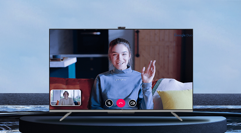 Gọi video trực tuyến - Android Tivi TCL 4K 55 inch 55P725