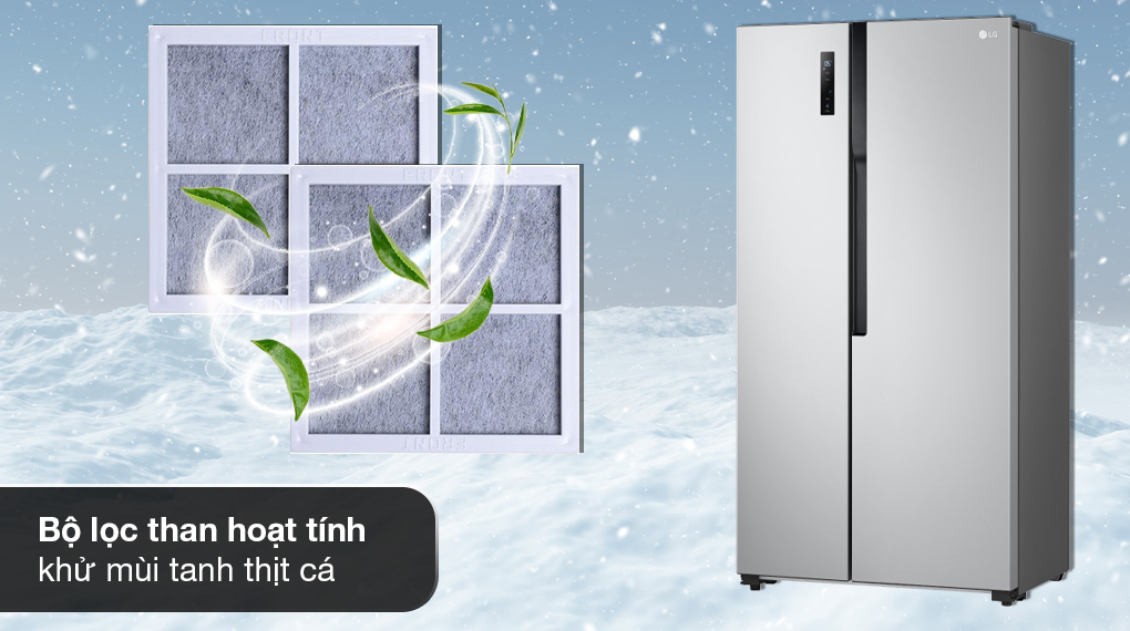 Tủ lạnh LG Inverter 519 lít GR-B256JDS