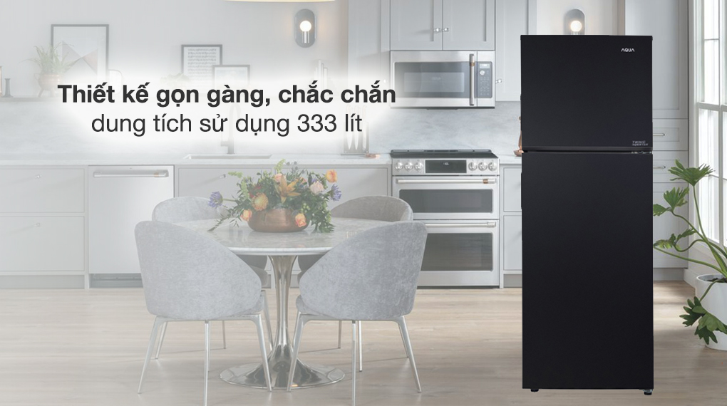 Tủ lạnh Aqua Inverter 333 lít AQR-T352FA(FB) - Tổng quan thiết kế